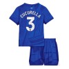 Officiële Voetbalshirt + Korte Broek Chelsea Cucurella 3 Thuis 2025-26 - Kids